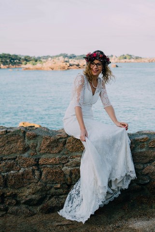 robe de mariée dentelle de calais