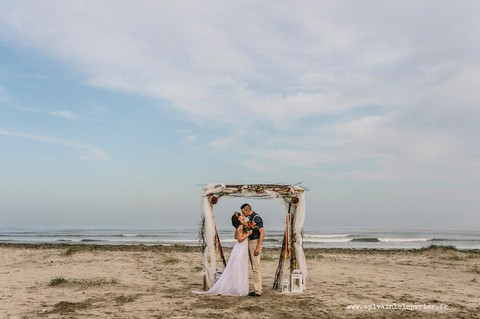 mariage laïc plage